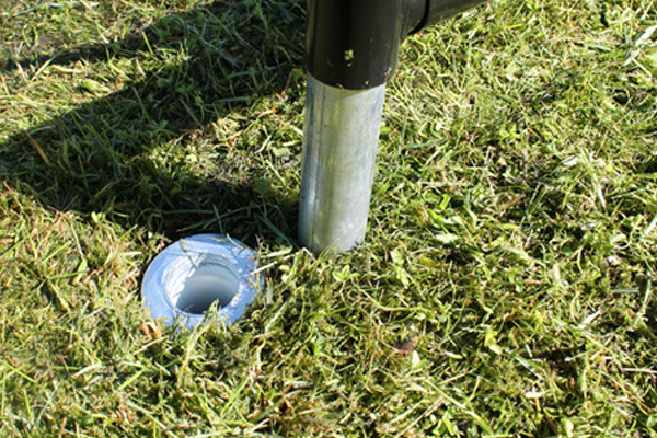 Eenvoudig uit de verankering te tillen.