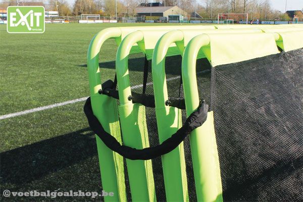 Eenvoudig aan elkaar vast te maken met een kettingslot.