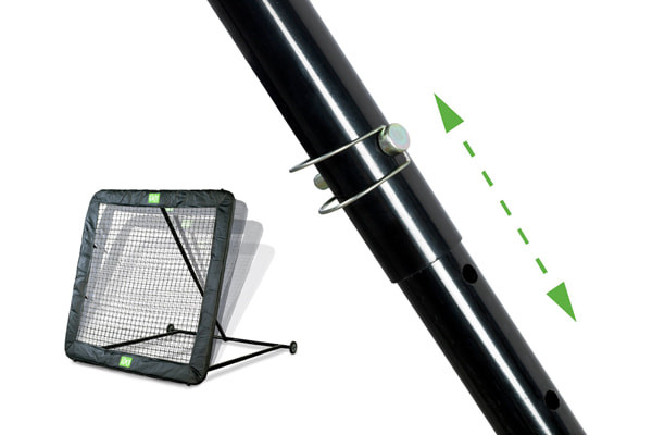 Verstelbaar in een hoek van 35 tot 90 graden.